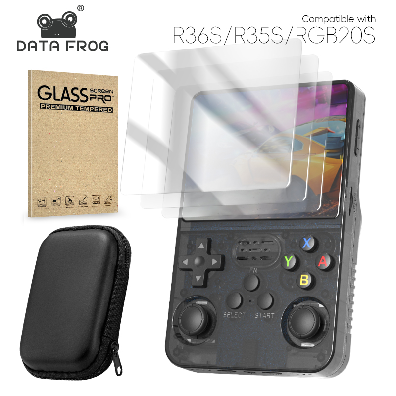 Retro Gaming Handhelds - DATA FROG R36S Screen Protector Tempered