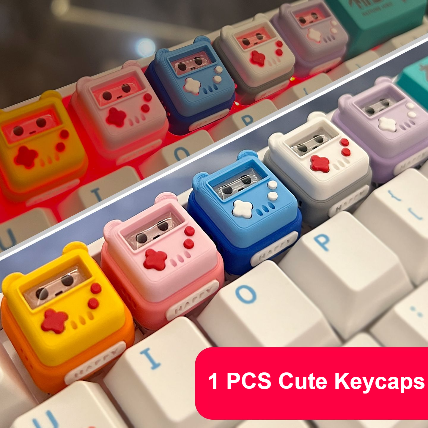 Retro Gaming Console - 1-5PCS NEW Keycaps Arcade Original Retro
