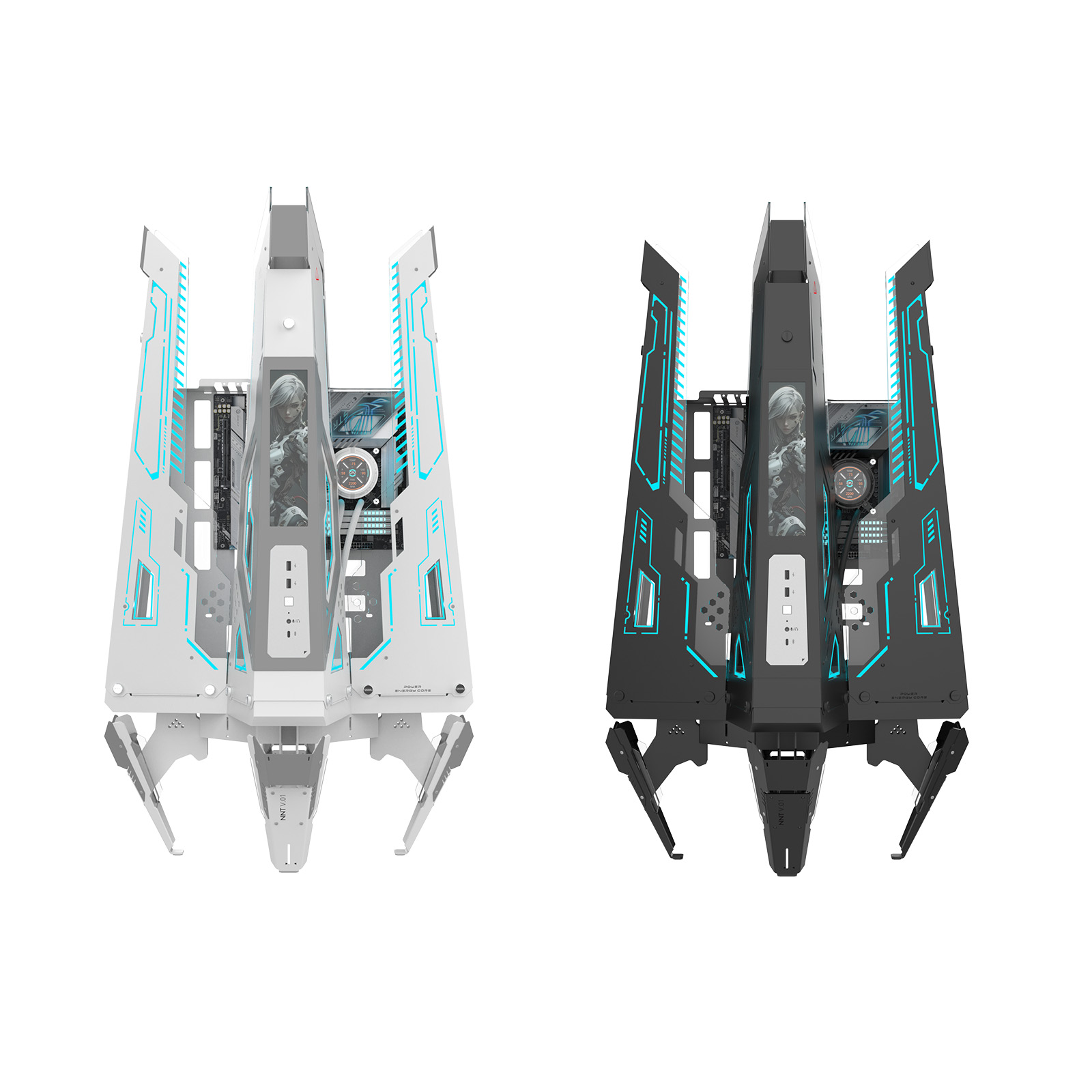 Retro Gaming Cabinet - ALSEYE STAR ARK futuristic design computer