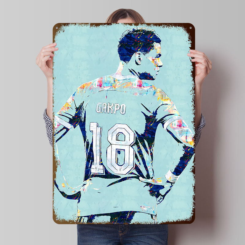 Retro Gaming Jersey - Cody Gakpo Jersey Pop Art Metal