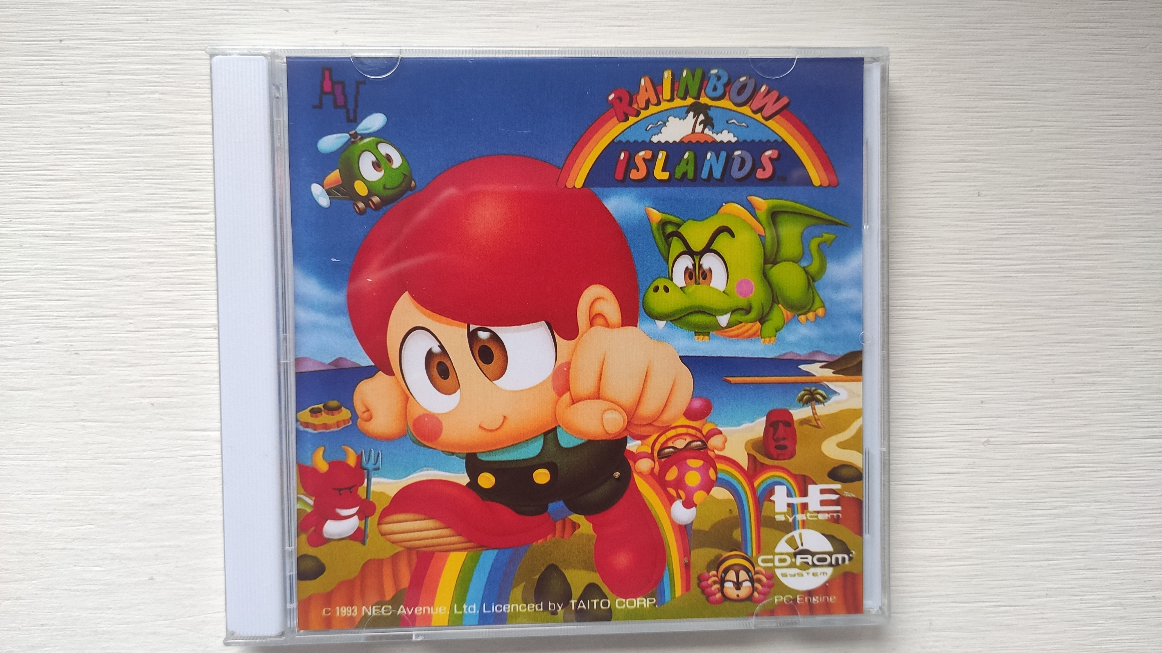 Retro Gaming Handheld - PC engine Copy Disc Game rainbow