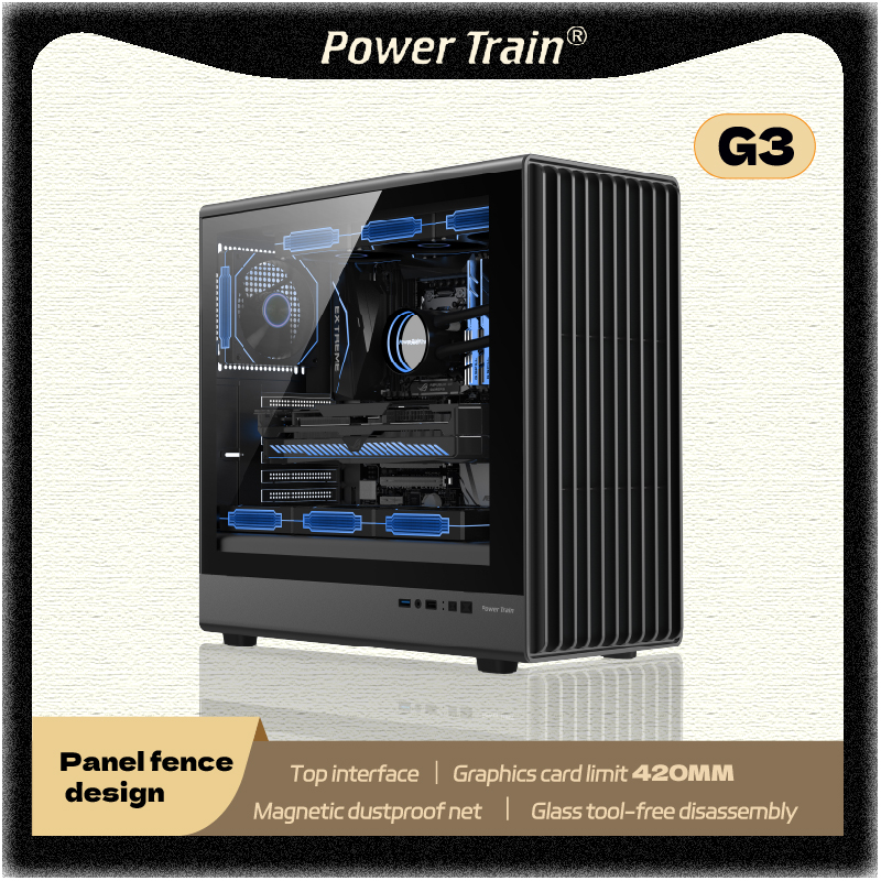 Retro Gaming Cabinet - Power train Zhenjie G3 PC Case