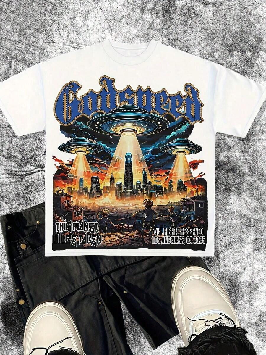 Mens Sci-Fi Graphic Tee Y2K Al - Retro Gaming Jersey avis et prix