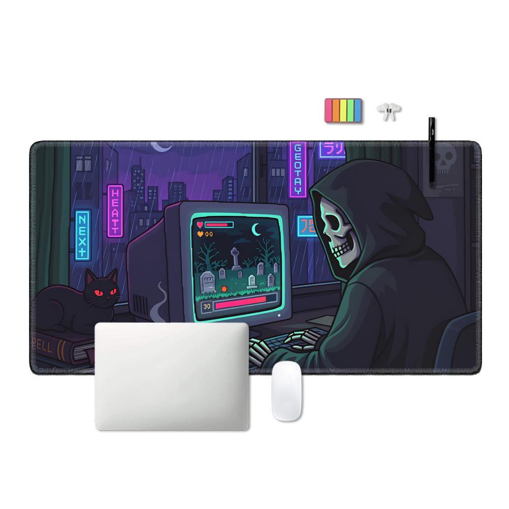 HYBXAXC Cozy Gamer DeskMat, Sp - Retro Gaming Vibe avis et prix