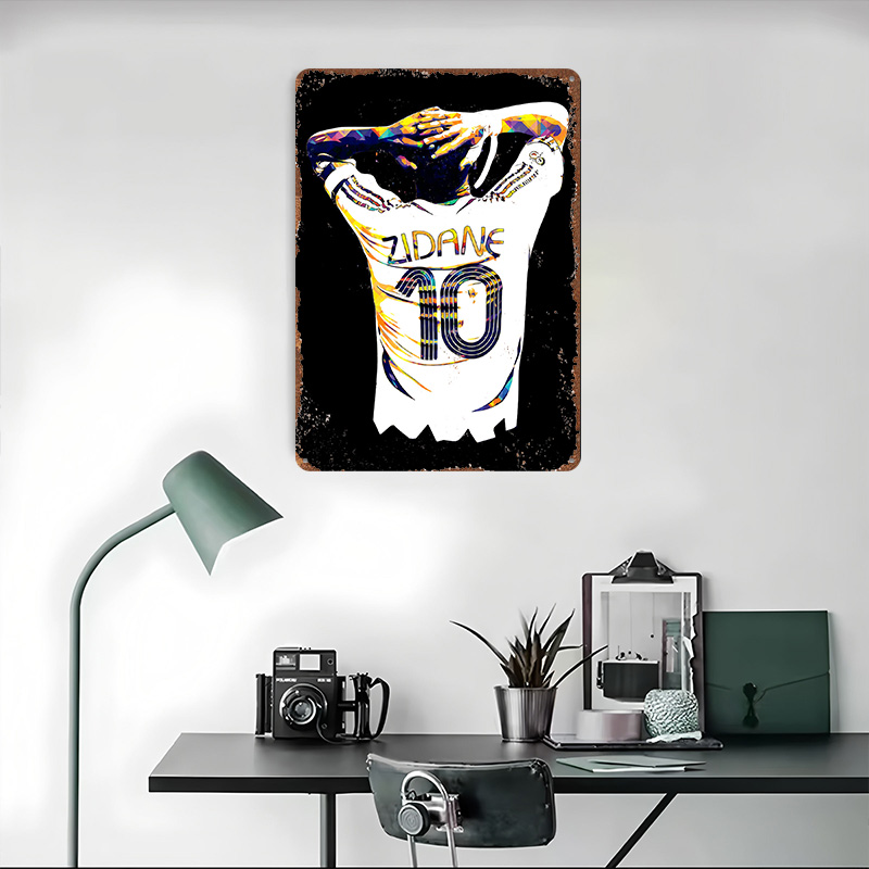 Zidane Soccer Jersey Metal Pos - Retro Gaming Jersey avis et prix