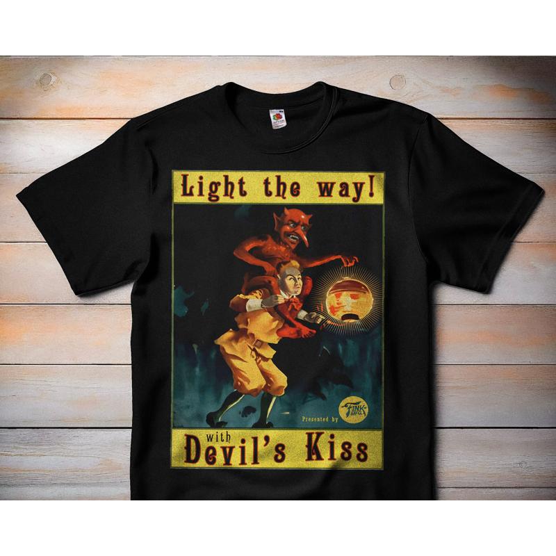 Light the Way with Devil's Kis - Retro Gaming T Shirts avis et prix