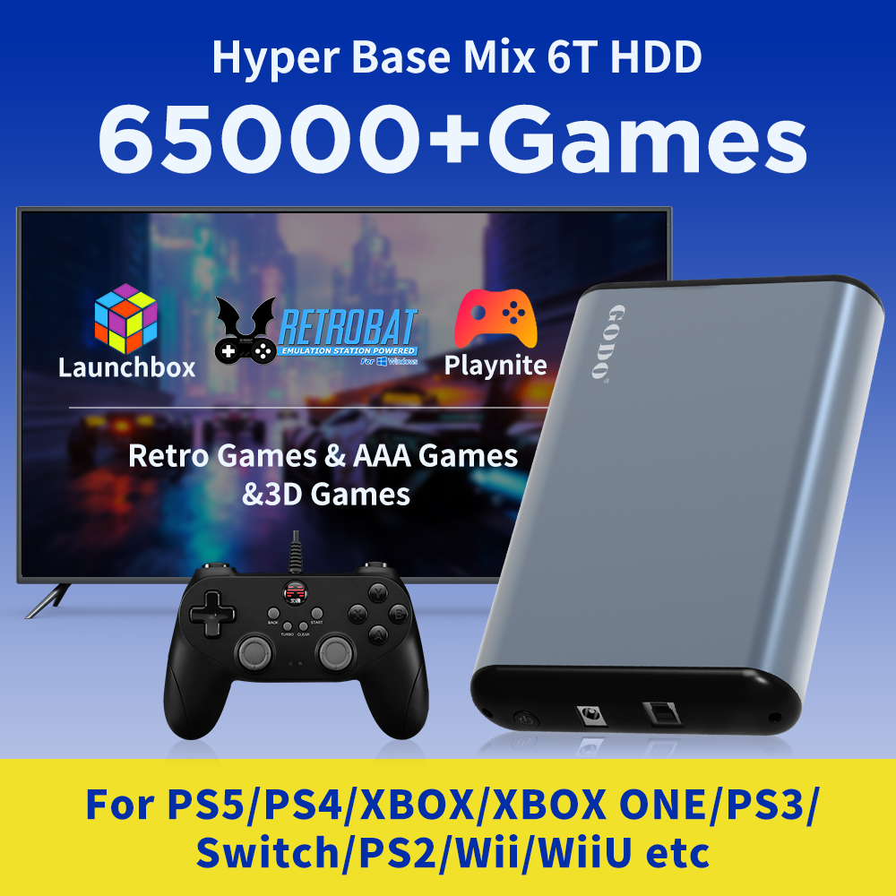 JMachen 6TB Portable Gaming HD - Retro Gaming Ps3 avis et prix
