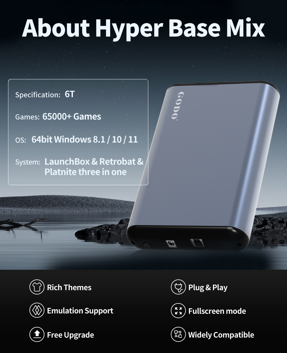 JMachen 6TB Portable Gaming HD - Retro Gaming Ps3 avis et prix