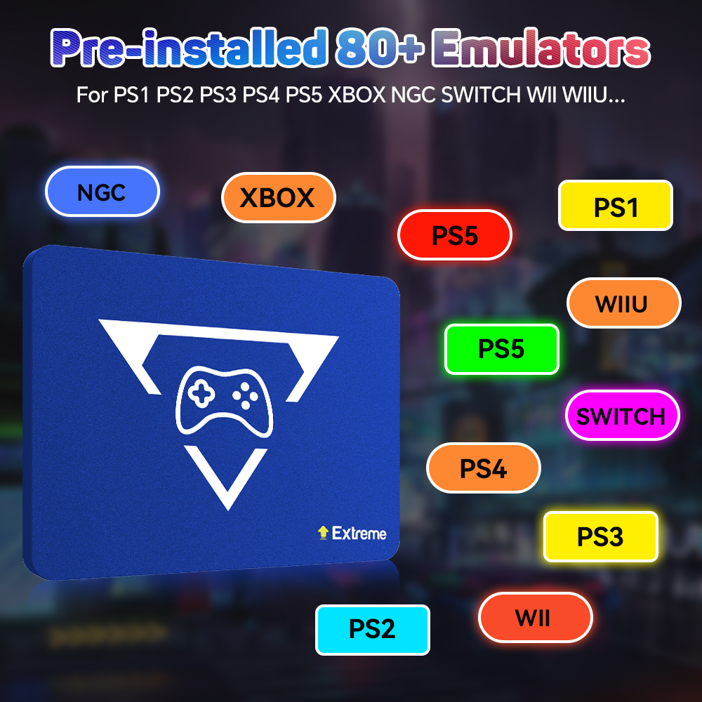 2TB Gaming Emulation Hard Driv - Retro Gaming Ps3 avis et prix