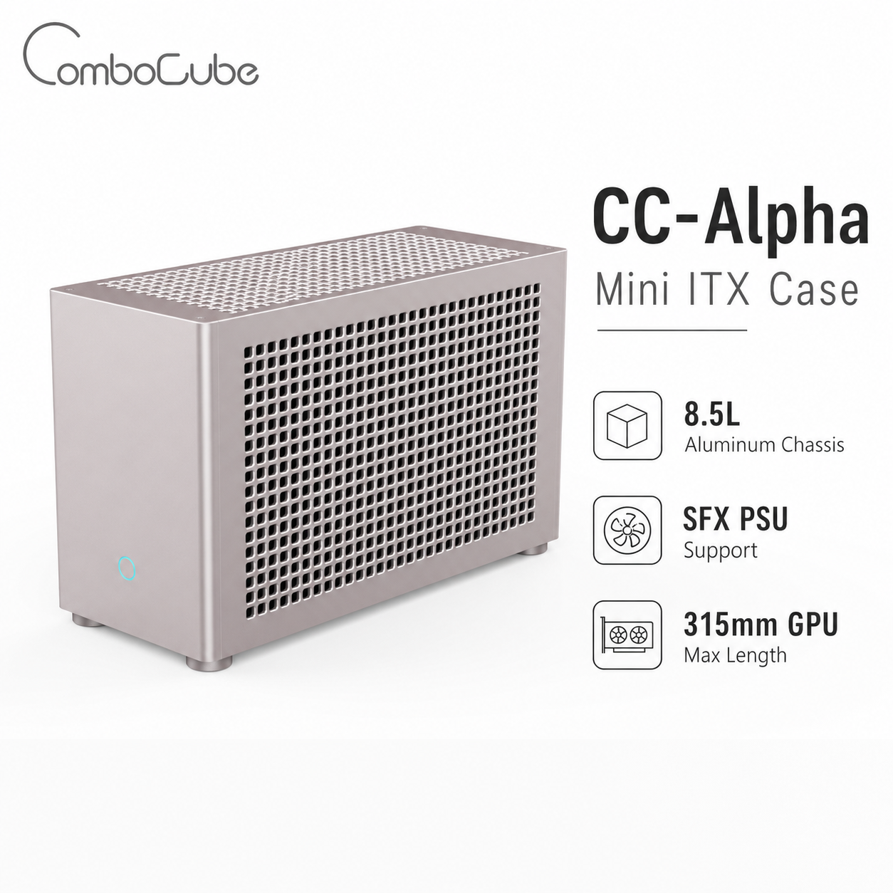 Mini ITX PC Case 8.5L CNC Alum - Retro Gaming Cabinet avis et prix