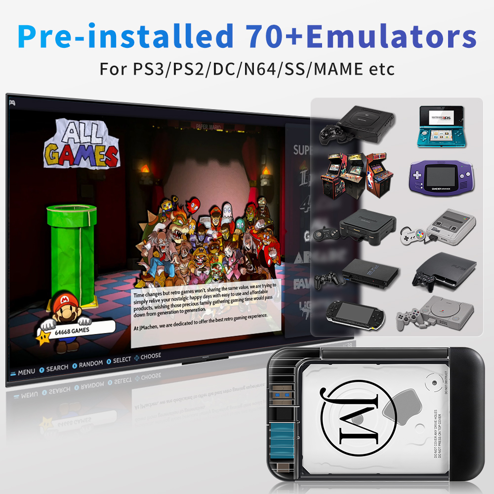 RETROBAT Portable 500G Gaming  - Retro Gaming Devices avis et prix