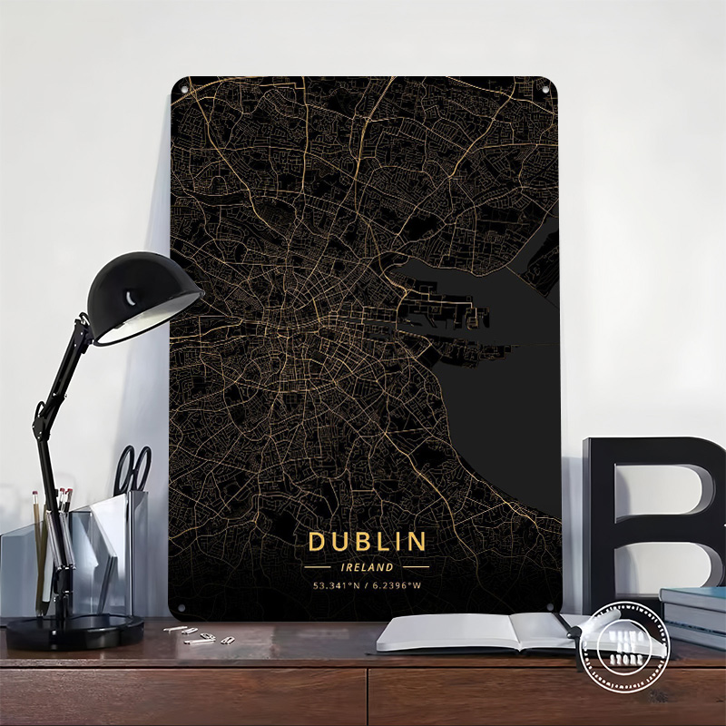 Dublin Ireland Poster Wall Art - Retro Gaming Ireland avis et prix