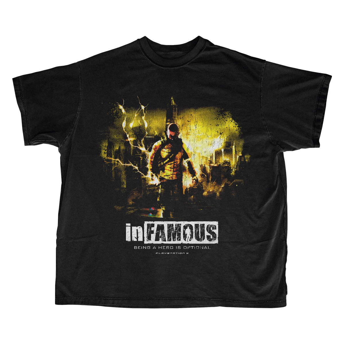 InFAMOUS Cole MacGrath Retro A - Retro Gaming T Shirts avis et prix