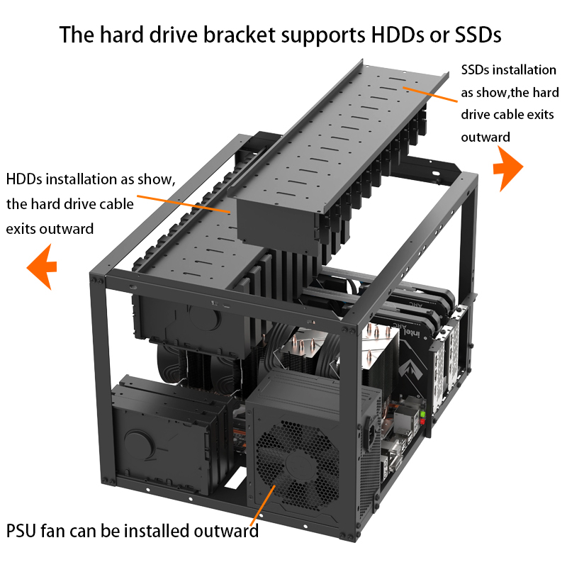 Stackable 28 HDD Open Air Fram - Retro Gaming Cabinet avis et prix