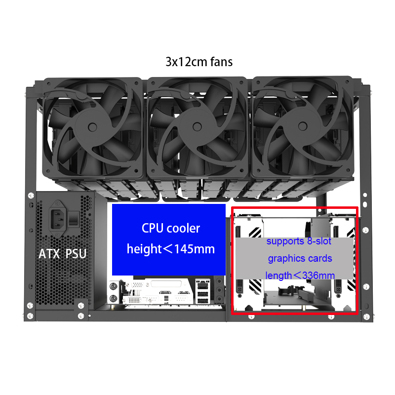 Stackable 28 HDD Open Air Fram - Retro Gaming Cabinet avis et prix