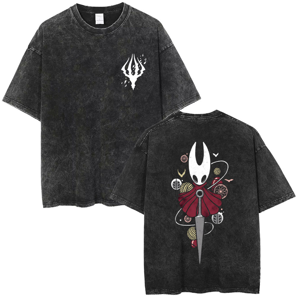 Washed Vintage Game Hollow Kni - Retro Gaming T Shirts avis et prix