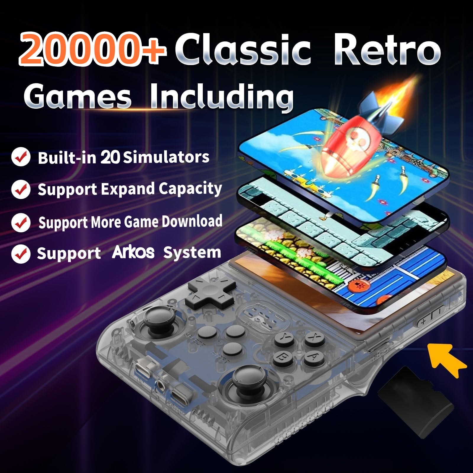 256G Open Source R36S Retro Ga - Retro Gaming Handheld Best avis et prix