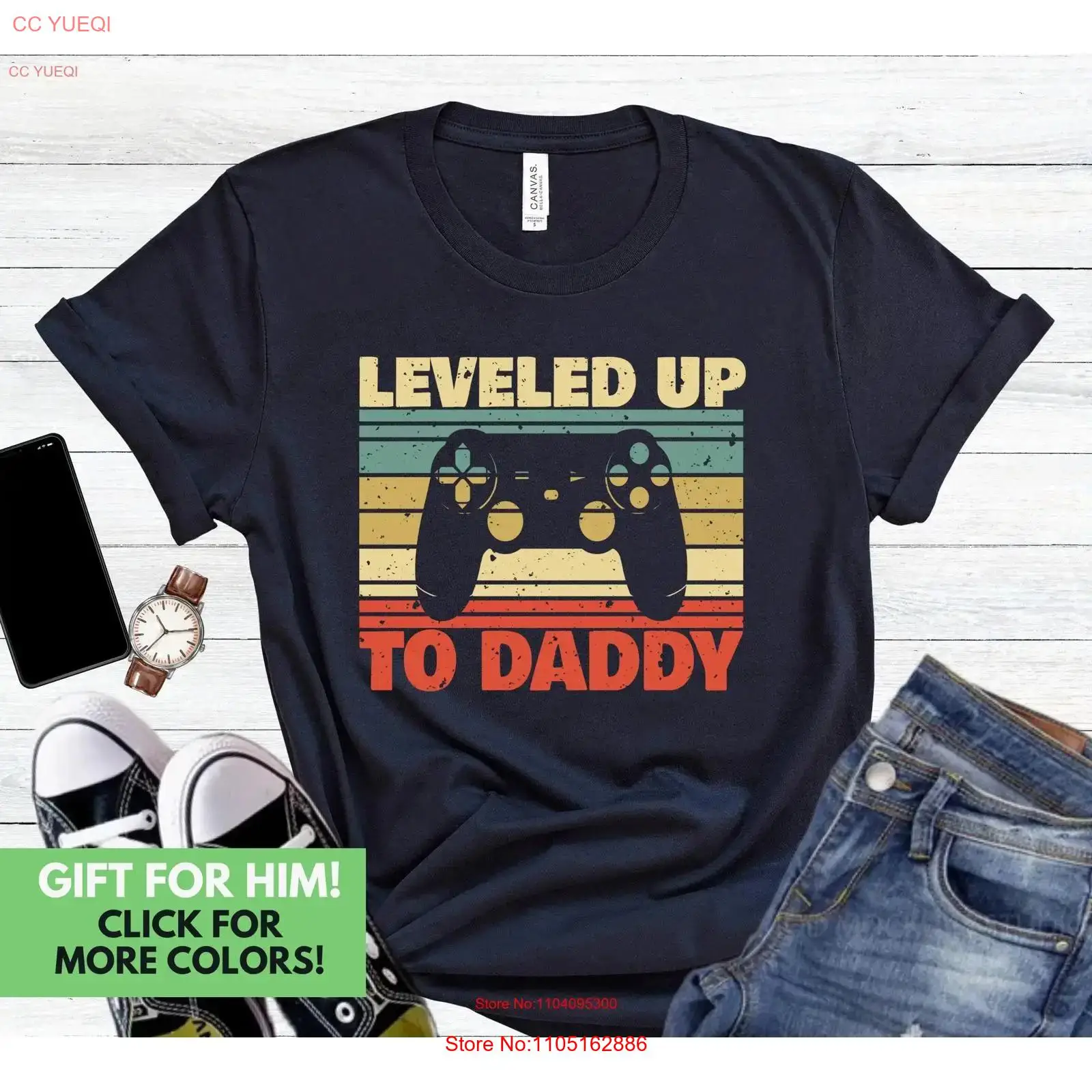 Leveled Up To Daddy T Shirt fo - Retro Gaming T Shirts avis et prix