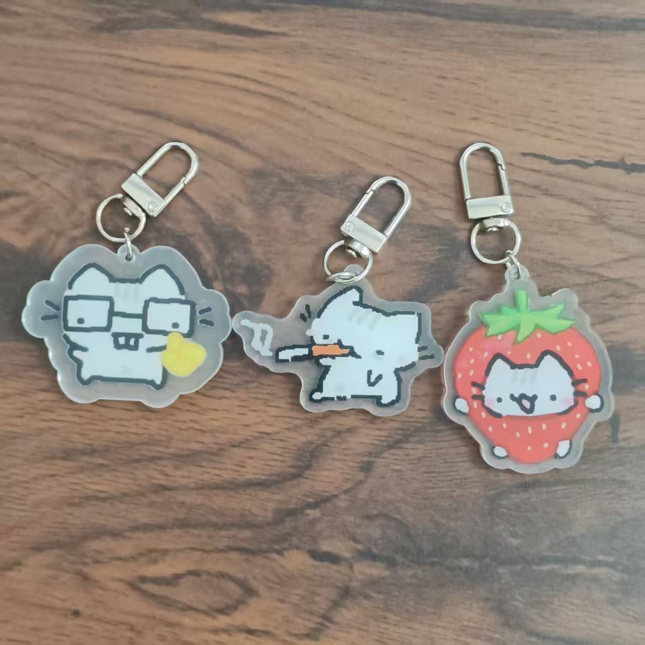 2d Flat Pixel Cat Keychain - G - Retro Gaming Vibe avis et prix