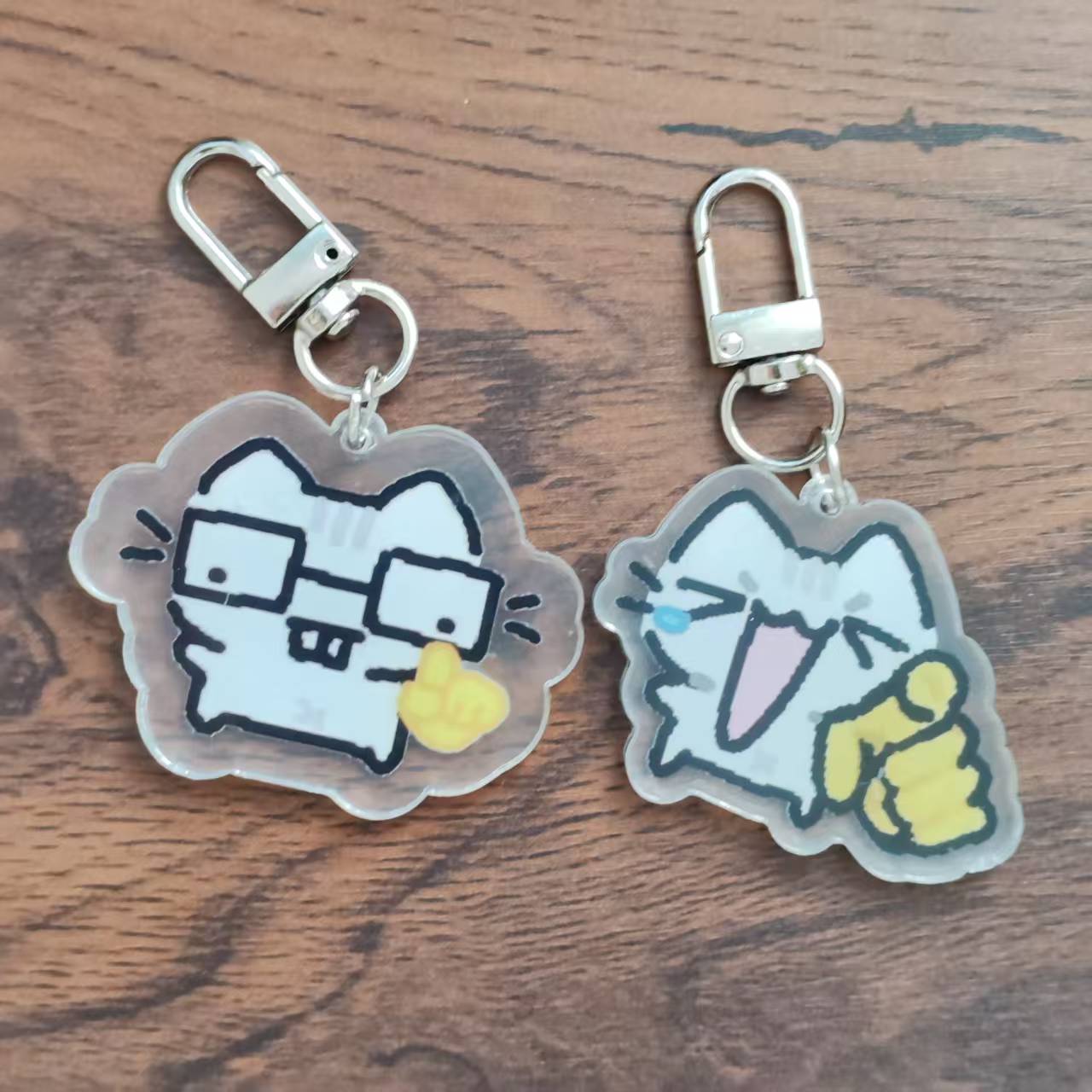 2d Flat Pixel Cat Keychain - G - Retro Gaming Vibe avis et prix