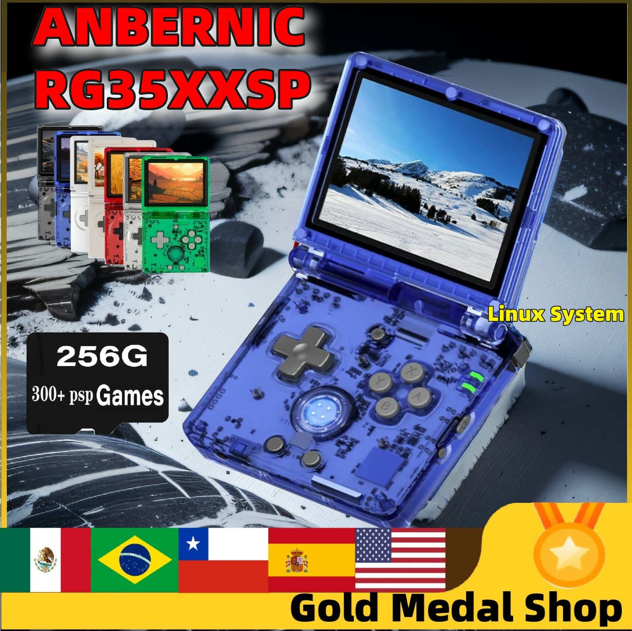 ANBERNIC RG35XXSP Retro Flip H - Retro Gaming Devices avis et prix