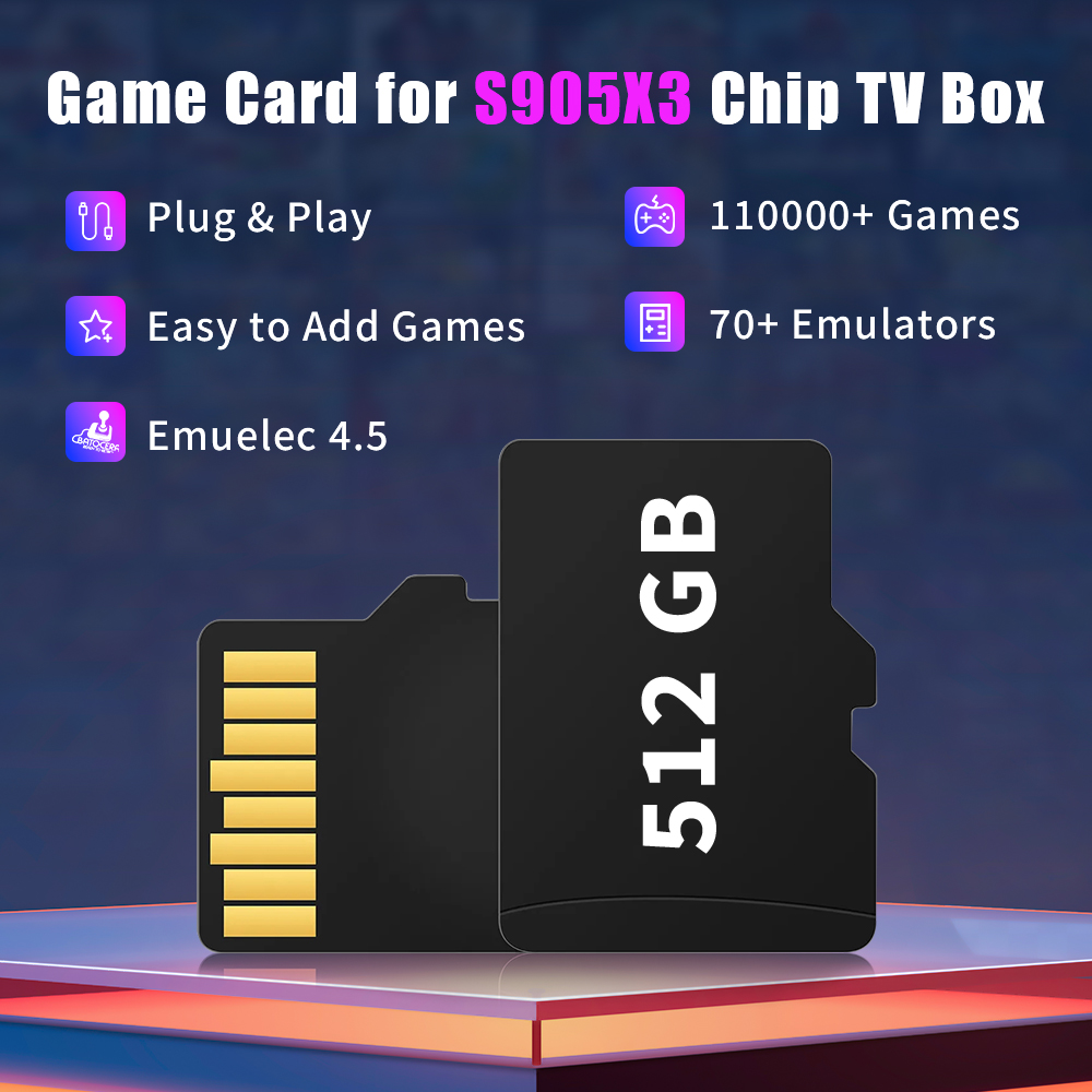 Game TF Card for S905X3 Chip T - Retro Gaming Console avis et prix