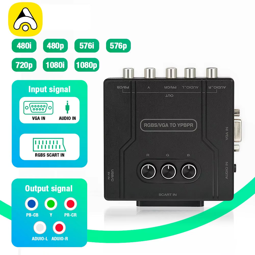 RGBS VGA to YPBPR Component Co - Retro Gaming Handheld avis et prix