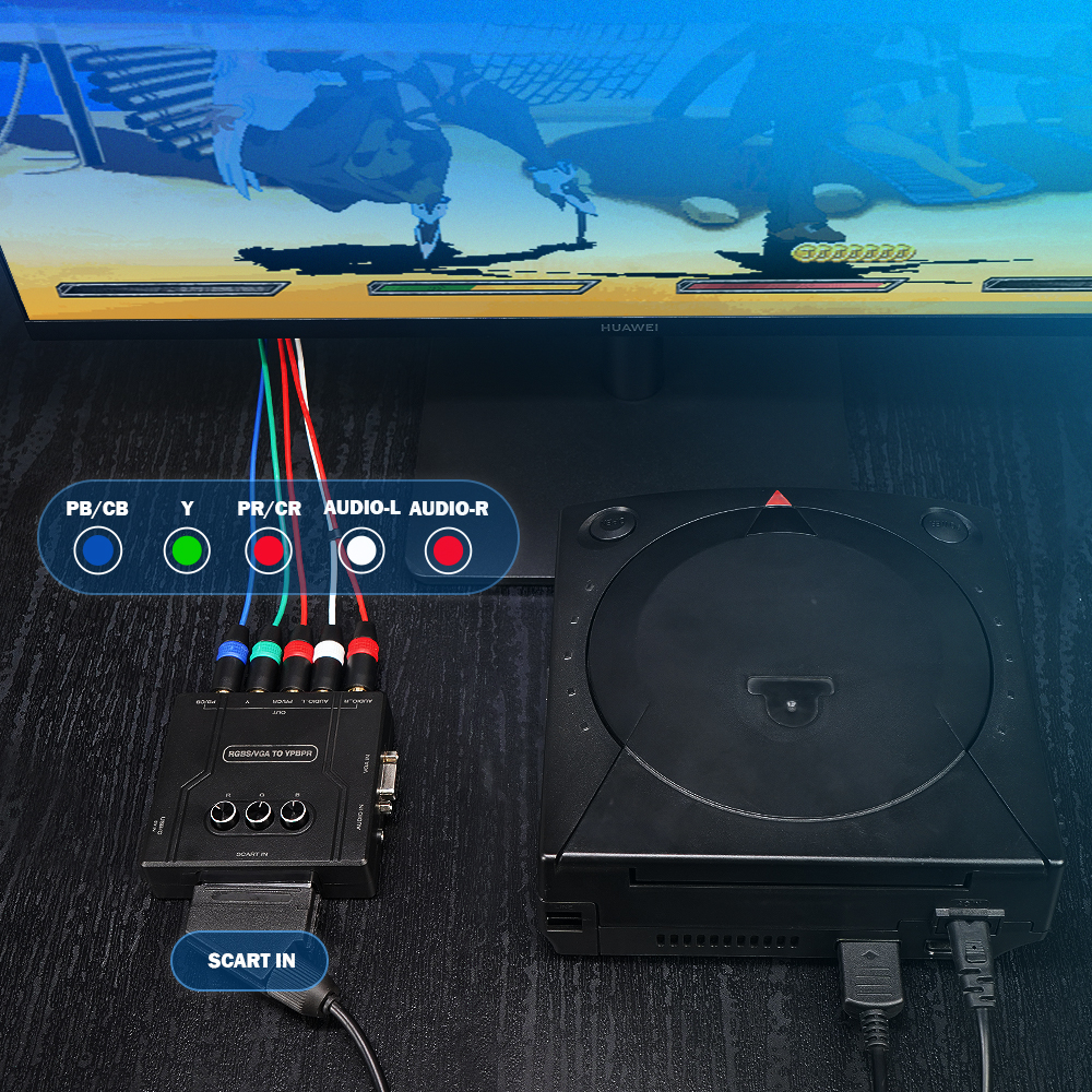 RGBS VGA to YPBPR Component Co - Retro Gaming Handheld avis et prix