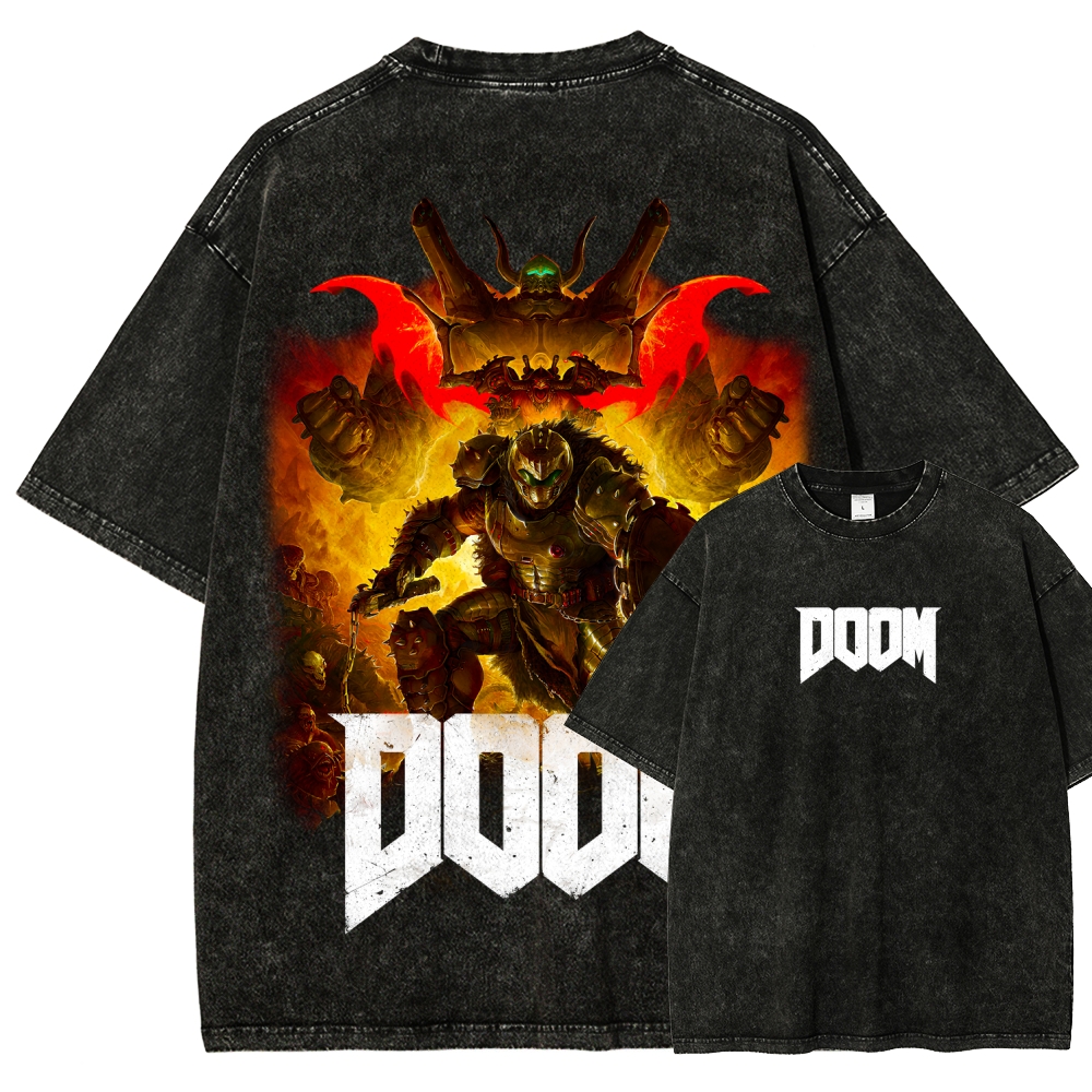 Classic FPS Game DOOM Retro St - Retro Gaming T Shirts avis et prix